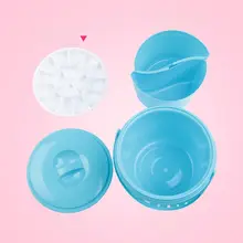 カラフルな多機能プラスチック水桶【学生用・携帯洗筆筒・水彩絵具用・調色ボトル】