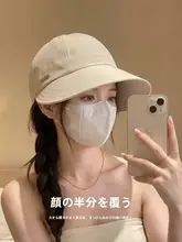 日焼け防止 フェイスカバー付き レディース フィッシャーハット【速乾・UVカット・夏用】