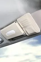 車内用多機能サンバイザークリップ【メガネホルダー・収納ボックス】