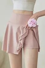テニススカート スカートパンツ レディース インナーパンツ付き 薄手 着痩せ ヨガ バドミントン フィットネス 夏