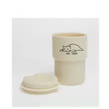 韓国風デザインの個性的なコーヒートラベルカップ【男女兼用・冷飲対応】