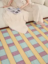 レトロデザインのラグ【豪華な雰囲気・手入れ不要・リビング・寝室用】