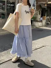 チェック柄ハイウエストAラインスカート【春用・女性・カジュアル】
（セットアップ対応）