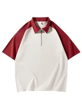 レトロデザインのポロシャツ【ショートスリーブ・フィット・カジュアルスタイル】