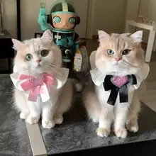 猫用薄荷風ネックカラー【ペット用・水分吸収・おしゃれなデザイン】