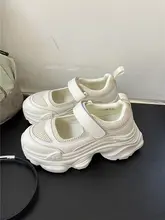 BAHONGLY メッシュデザイン 厚底スニーカー【女性用・通気性・カジュアル・夏用】