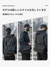 メンズ クロスボディバッグ サイクリング多機能チェストバッグ