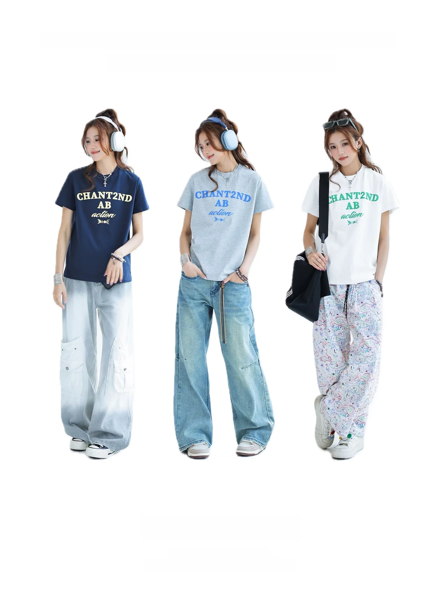 CHANT'2nd フローラルグレーショート袖Tシャツ：女性向け涼感素材のサイズ感と価格帯を解説
