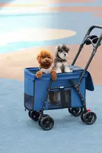 中小型犬用ペットカート【折りたたみ式・アウトドア・介助用】