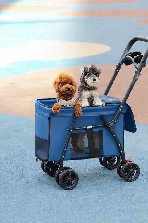 中小型犬用ペットカート【折りたたみ式・アウトドア・介助用】