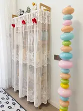 遮光カーテン プリンセススタイル ショウジョウスタイル レース リボン