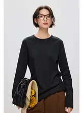 極上の柔らかさの白色長袖Tシャツ【コットン・レディース・高級感】