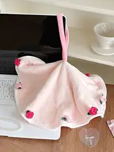 レトロローズデザインのタオル【超吸水・速乾性・キッチン用】