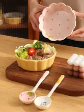 サラダボウル 小 ボウル 家庭用磁器 ボウル シングルフルーツ ボウル
