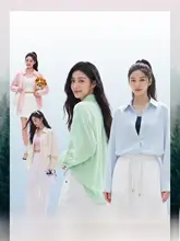 紫外線対策に最適！抗皺防晒シャツ【夏用・女性用・軽快なフィット感】