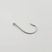 管付き渓流用バーブ付き釣りフック【カーボンスチール製・散装・野釣り用・鯉・白筋魚用】