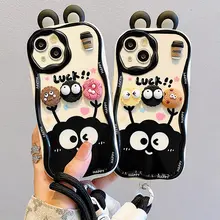 可愛いクッキーキャラクターのスマートフォンケース【柔らかい素材・対応機種多数】（セットアップ対応）