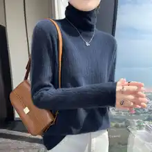 高級感ある肌触りの女性用ドレープネックカシミアニット【秋冬用・フィットシルエット・柔らかい】