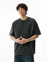 Tシャツ メンズ 半袖 オーバーサイズ ウォッシュ加工 アメリカンスタイル ストリート カジュアル 夏 着回し