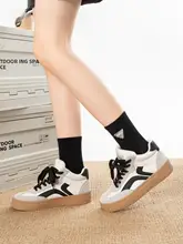 レディース ハイカットスニーカー【レトロデザイン・厚底・カジュアル・秋冬用】（セットアップ対応）