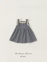 女の子用の無袖Aラインワンピース【プリンセスデザイン・夏用】