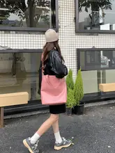 韓国インピンク大容量ポータブル トートバッグ
