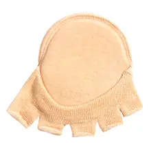 レディース 五本指ソックス 夏用 コットン薄手防滑インビジブルソックス【ハイヒール対応・前足部用】