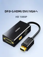 DPからHDMI・DVI・VGAに対応したトランスフォーマー【外部モニター・プロジェクター・テレビ用】