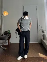 極上の柔らかさリネンブレンド メンズパンツ【透湿・カジュアル・微フレア】