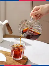高硼硅ガラス製のコーヒーシェアポット【ハンドドリップ用・フィルター付き・スマートカップ】（セットアップ対応）