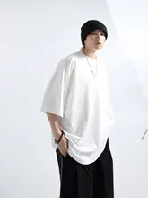 GRNL メンズ・レディース用 超幅広7分袖Tシャツ【300g接触冷感・モダンシルエット】
