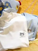 心温まる！シンプル刺繍デザインのカジュアルTシャツ【ユニセックス・日系スタイル】
