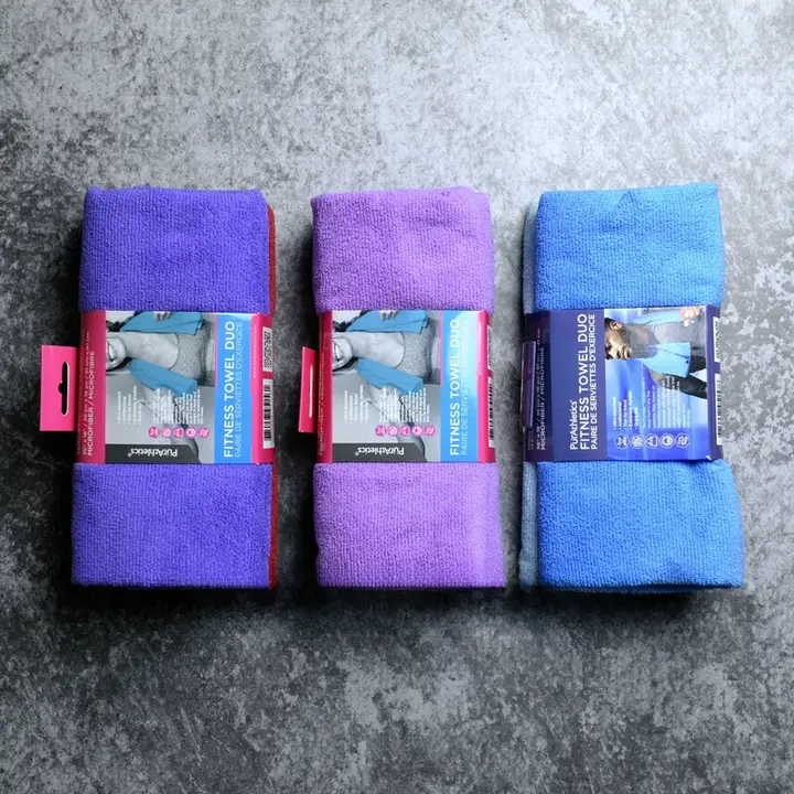 超吸水 超細繊維のアウトドアスポーツタオル【キャンプ・水泳・フィットネス用】（セットアップ対応）