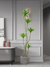 擬似植物 スイレン インテリア装飾 大型フェイクポット