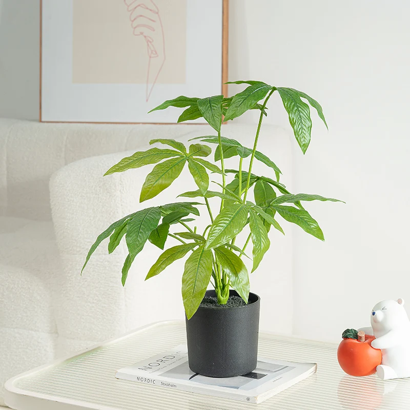 韓国インテリアを再現｜カフェ風部屋の作り方 - 人工植物リーフセットのサイズ・デザイン・設置法