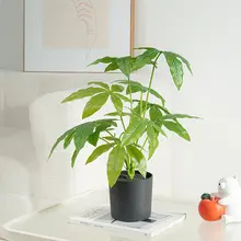 人工植物 りんごの葉 ポット植物 装飾 室内 リビング 店舗 インテリア フェイクグリーン