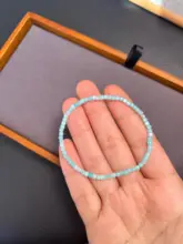 天然天河石の方糖ブレスレット【男女兼用・手作り・ビーズアクセサリー】