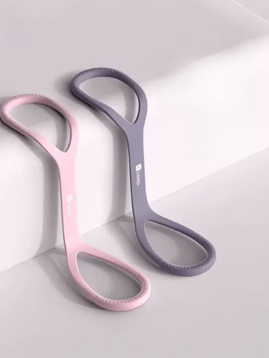 Keep 背中のトレーニングに最適！八字型ラテラルバンド【家用フィットネス器具・男女兼用】