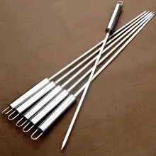 ステンレス製 バーベキュー用串焼き用具【羊肉用・鉄製・平串】