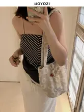 帆布製バケットバッグ【夏用・女性用・肩掛け対応】