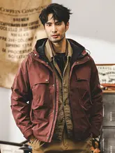 アメリカンビンテージ工装ジャケット【春秋用・軽量・メンズ・ゆったりシルエット】
