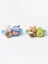 個性的でユニークなサイドクリップ【ヘアアクセサリー・創造的デザイン】