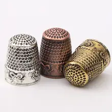 アンティーク調 手作りの針で刺繍をサポートする指ぬき【滑り止め機能付き・DIY用】