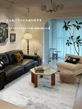 薄雾地毯【リビング用・抗菌・防水・中古風・無接着】