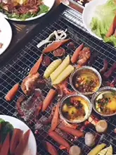 アウトドア用正方形バーベキュー網【使い捨て・肉と野菜用・グリルラック】