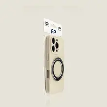 スマホケース 360度回転 磁気スタンド 液体シリコン マグネット対応 指紋防止 グリーン Huawei nova Pura Mate対応 「XView」
