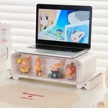 デスクトップ用昇降ラック【収納ボックス・オフィス・モニター用】