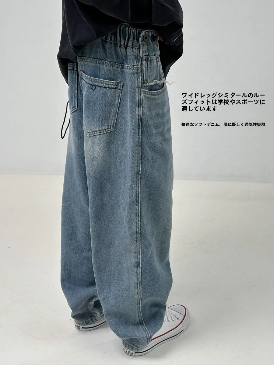 男の子用デニムパンツのサイズ選び：春秋に最適なフィット感と推奨身長のガイド