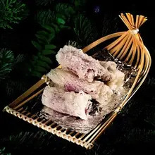 天然竹製 寿司用バスケット【レストラン向け・ディスプレイ用・お菓子盛り皿】