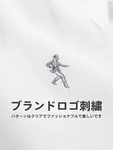 涼感満点の狼柄ラウンドネック半袖Tシャツ【カジュアル・メンズ・デザインTシャツ】